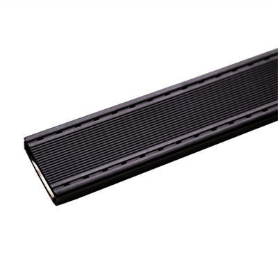 Espaçador de borda quente flexível prateado/preto para vidro isolante estilo moderno
