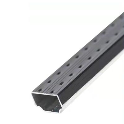 Barras de espaçamento de alumínio preto de vidro duplo com tolerância de ±1% e design tipo T