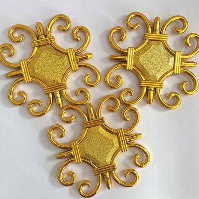 Porta de janela decorativa de bar georgiano com função de vidro isolante em forma de pequena flor