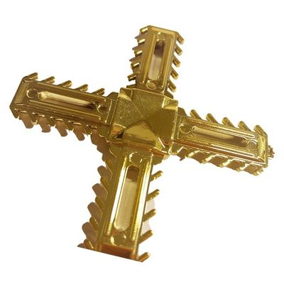 Conector de plástico floral para porta e janela para vidro isolado ou vidros duplos