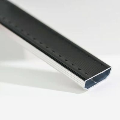 Soldadura de alta frequência Barras de espaçamento de alumínio de prata não flexíveis para vidros duplos