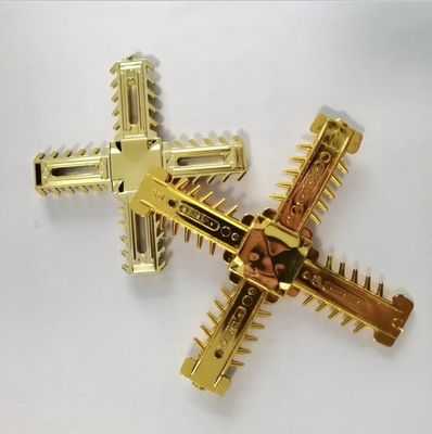 Conector de flores de barra georgiana de plástico para portas e janelas de perfil UPVC Instalação fácil