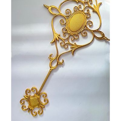 Pequeno e Grande Ouro 7*15 Flor de barra georgiana para decoração de porta de vidro duplo 2022