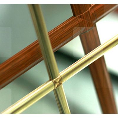 Todos os cenários Design moderno à prova de UV Flor de barra georgiana Pvc Porta dobrável de vidro duplo