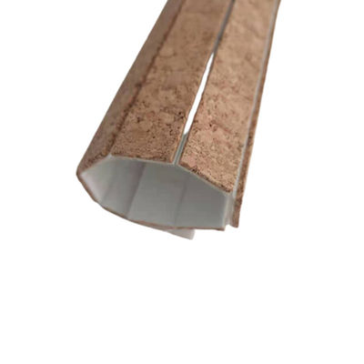 Pads de separação de vidro de escritório com composição de cortiça natural em cor marrom
