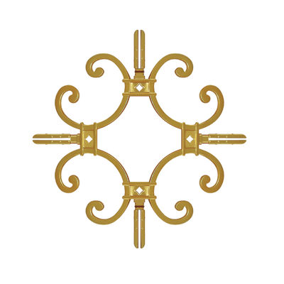 Flor de barra georgiana de plástico para vidro e janela de isolamento Performance de 7 mm de diâmetro