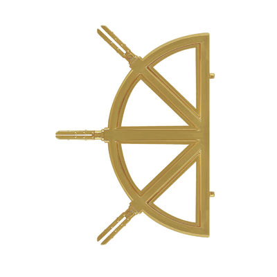 Decorar porta ou janela Barras de alumínio Oval inserções de vidro decorativo para todos os cenários