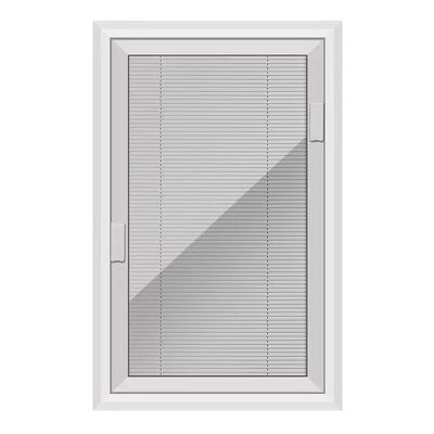 Painel de vidro minetal adicionar em persianas persianas de segurança com vidro de janela